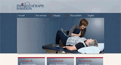 Desktop Screenshot of physiotherapie-rawdon.com